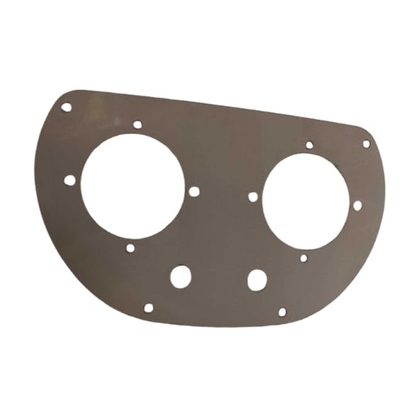 Peterbilt 387 587 Cab Dome Light Bracket With 2 Watermelon Light Holes - Example Without Lights