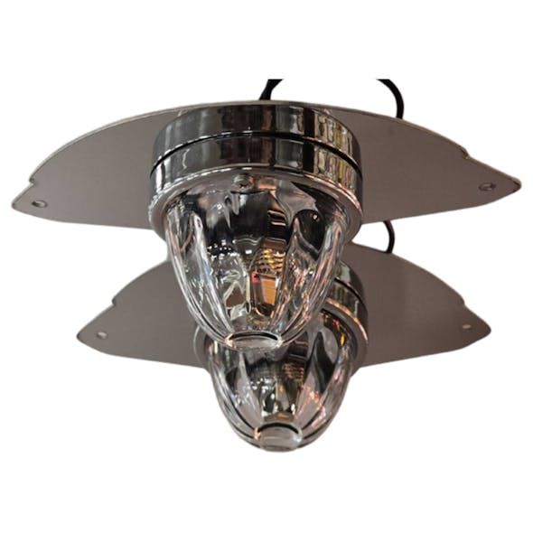 Peterbilt Sleeper Corner Light Bracket With 1 Watermelon Light Hole - Example With LEDs