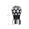 Phoenix Black Gearshift Knob With LED - Dimensions 1