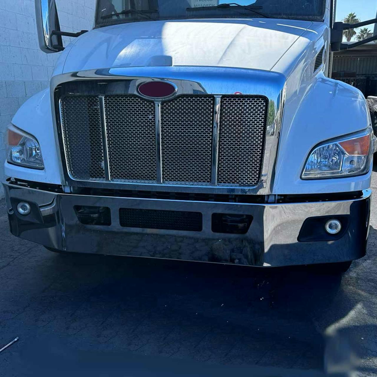 Peterbilt 536 537 548 SFA 12" Bumper By Valley Chrome