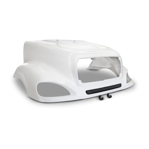 Freightliner Columbia Hood 2001 And Newer A17-17161-000 A17-17452-000 - Angled View