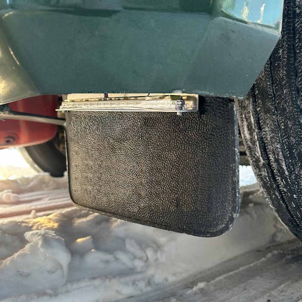 Kenworth W990 Fender Step Light By Shift Products - installed on truck