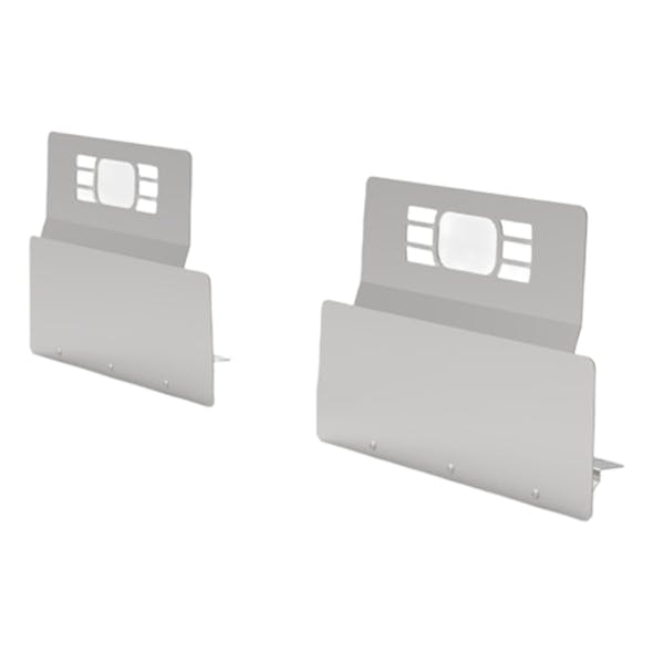 Kenworth W990 304 Stainless Steel Front Fender Guard By Shift Products - Pair, Side by side