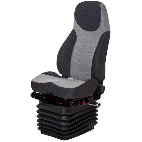 National Seating Corsair HiPro Cloth Seat Black/Charcoal Grey Cloth