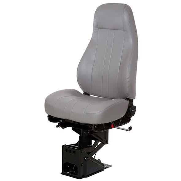 National Seating Captain HiPro Seat grey vinyl