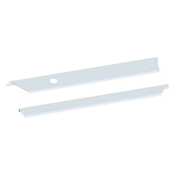 Kenworth T680 Premium 304 Stainless Steel Cab Panels Dual Cab Exhaust - Blank - Block Heater