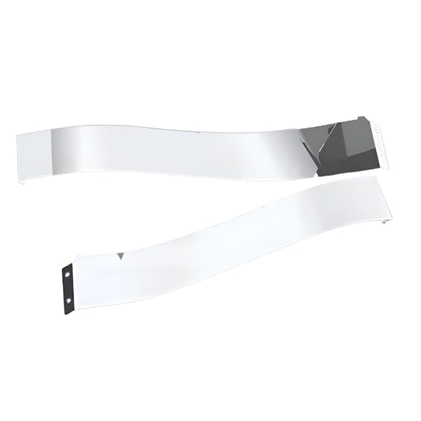 Kenworth T680 Premium 304 Stainless Steel Cab And Sleeper Panels - Blank - Mid Roof