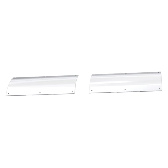 Kenworth T680 Premium 304 Stainless Steel Step Kick Panels - 2017-2022 T680 - Long Hood - Lower Front