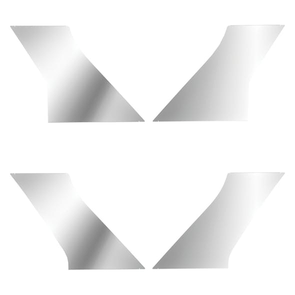 Kenworth T680 Next Gen 2022+ Premium 304 Stainless Steel Vertical Trim - All Options