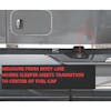Kenworth T680 Next Gen 2022+ Premium 304 Stainless Steel 76" Sleeper Panels For Passenger Side - Instructions: Measure from body line where sleeper meets transition to center of fuel cap