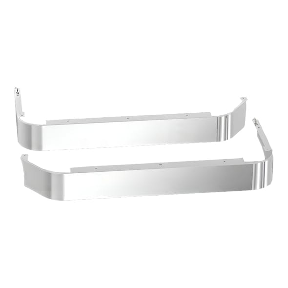 Kenworth W990 52" Sleeper Premium 304 Stainless Steel Sleeper Panels - Blank Paintable