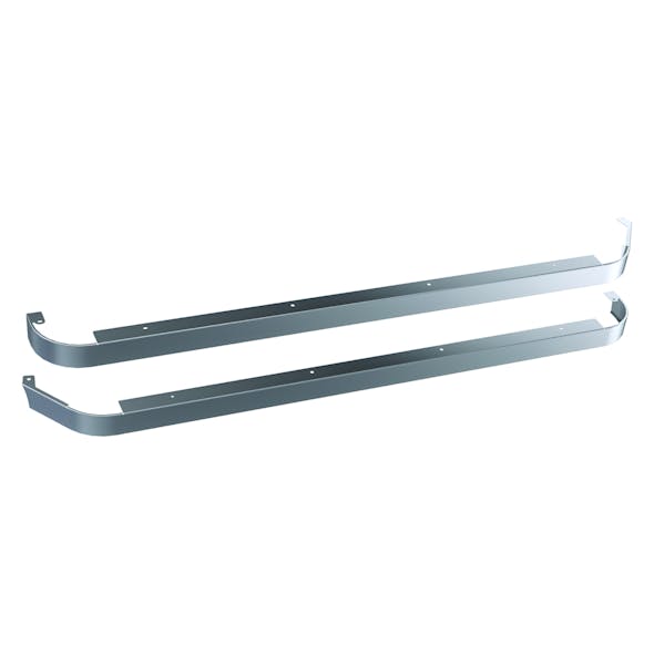 Kenworth W990 76" Sleeper Without Extenders Premium 304 Stainless Steel Sleeper Panels For Cab Exhaust - Blank