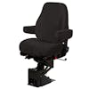 National Seating Captain Mid-Back Seat Black Cloth w armrest