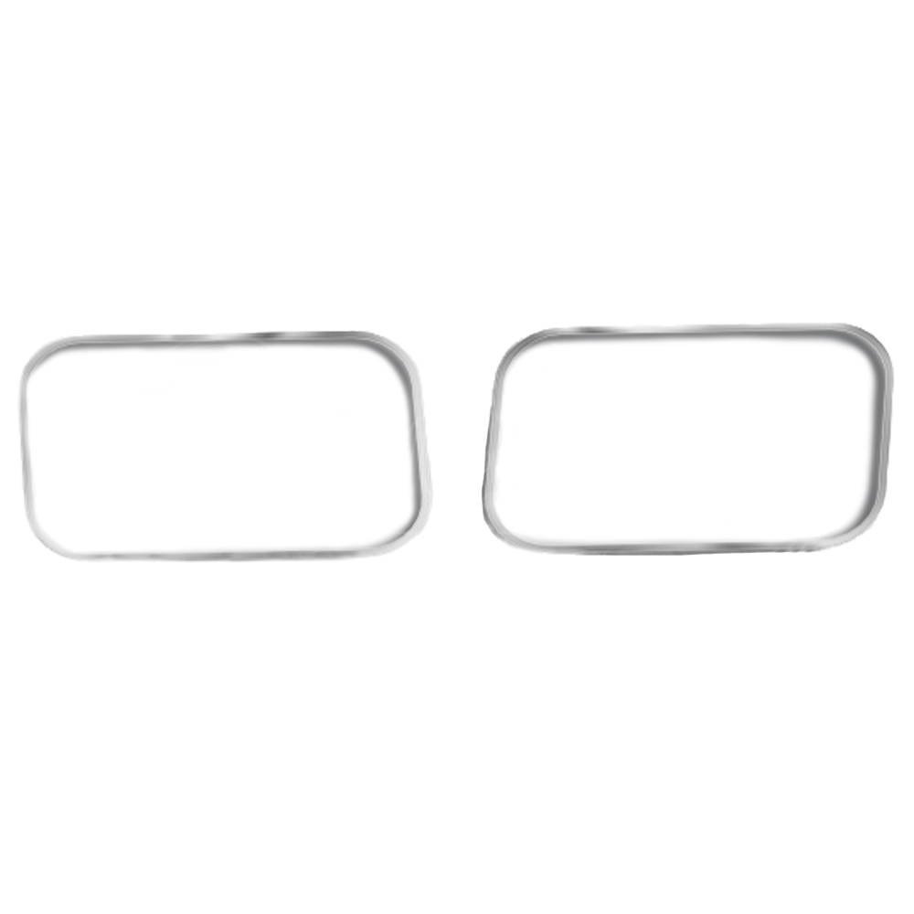 Polished Chrome Upper Sleeper Window Trim For Volvo VNL670, VN780, VT880 - #14319