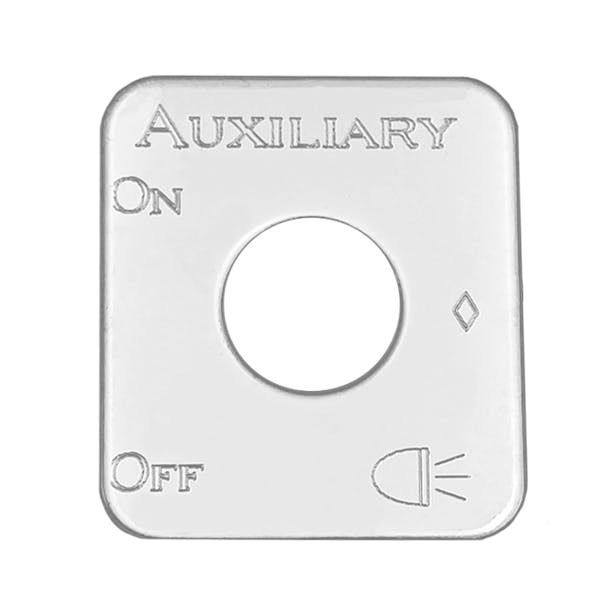  Kenworth Stainless Steel Auxiliary Lights Switch Plate By Rockwood 