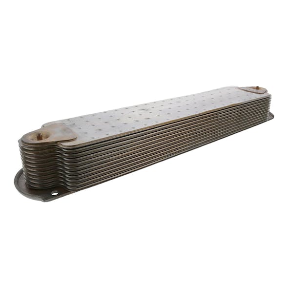 Caterpillar C13 Heavy Duty Oil Cooler - Front Angle