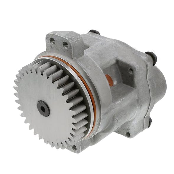 Caterpillar C10 C12 3176C Lube Pump - Front Right Angle