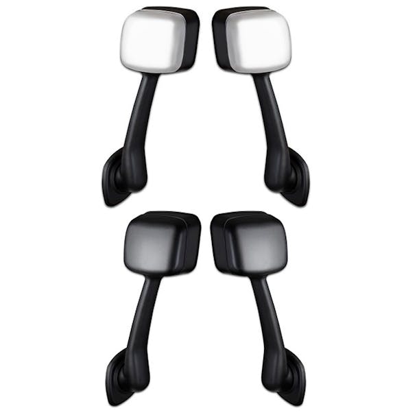Freightliner-Hood-Mirror-Assembly-Black-Chrome-Complete
