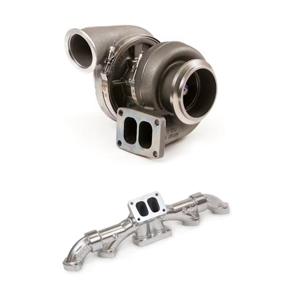 Cummins ISX Big Boss Stage 1 Turbocharger With Exhaust Manifold Kit By PDI