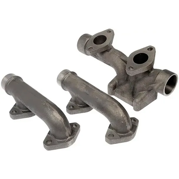 Manifold pieces shown for Exhaust Manifold Kit Cat C15, 3406E - w/ Gaskets & Hardware, part 2313462