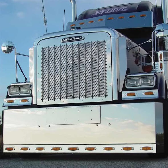 Freightliner Classic Hinged 2 License Plate Holder