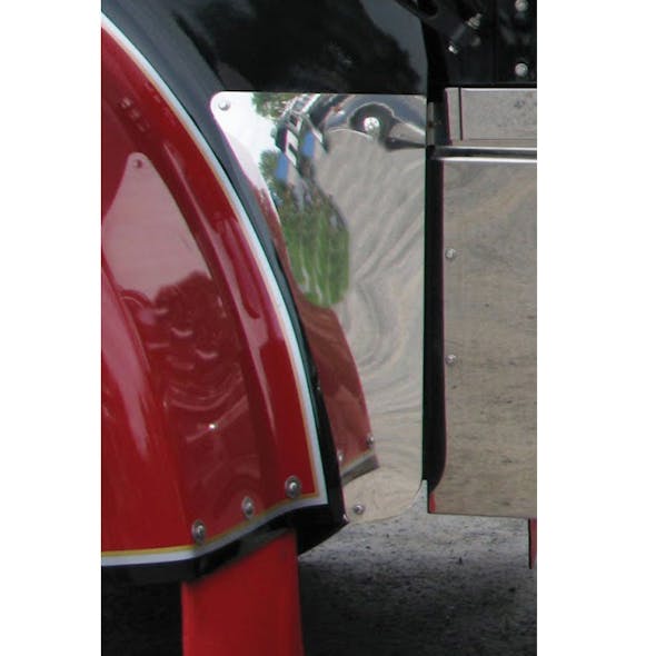 Kenworth W900L Lower Hood Panel On Truck