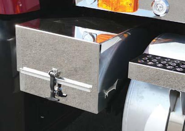 Mack CV713 Replacement Battery Box Reuses Factory Hardware By RoadWorks