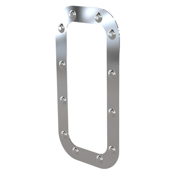 Peterbilt Dimpled Vent Trim Surround