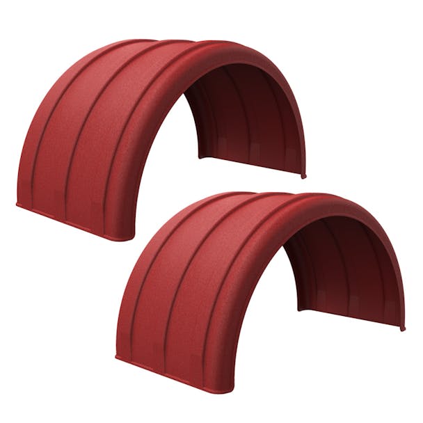 Minimizer Poly Truck Fenders Red Color 2480 Series