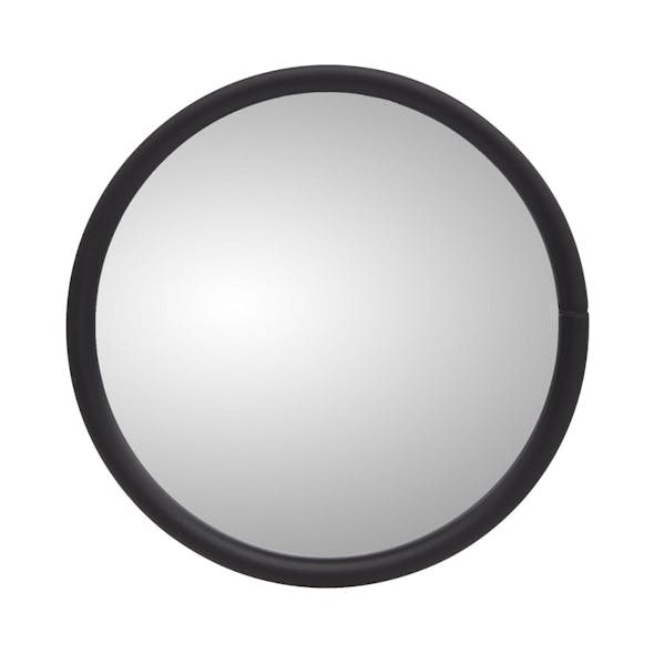 Small Flat Glass Mirror Head White
