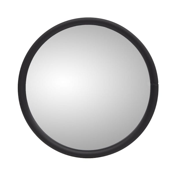 Small Flat Glass Mirror Head White