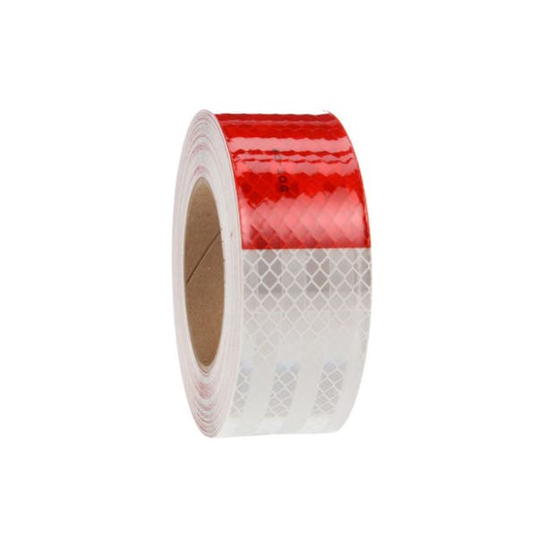 Reflective Tape Straight Truck Application Red White 2" X 50' Roll 98180 - 1