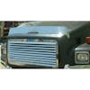 Freightliner FL 50 60 70 80 Stainless Steel Grill Insert On Black Truck