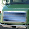 Freightliner FL 50 60 70 80 Stainless Steel Grill Insert On Green Truck
