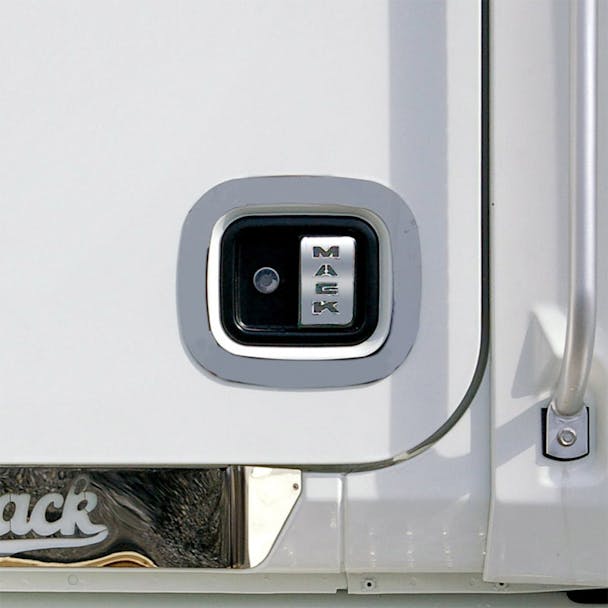 Mack Granite Vision & Pinnacle Series Handle Trim On Truck Close View