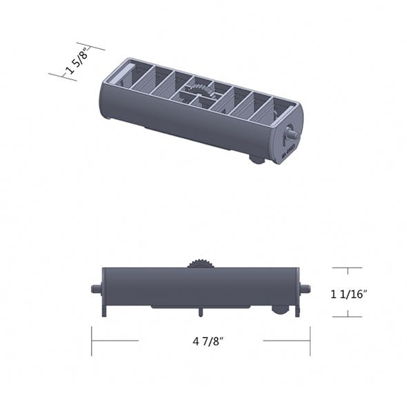Freightliner FLD/Classic A/C Vent Dimensions