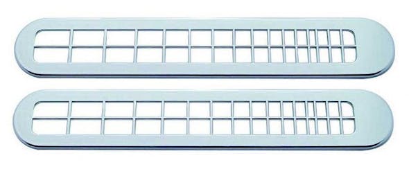 Peterbilt Chrome A/C Defroster Vent Cover Replacements