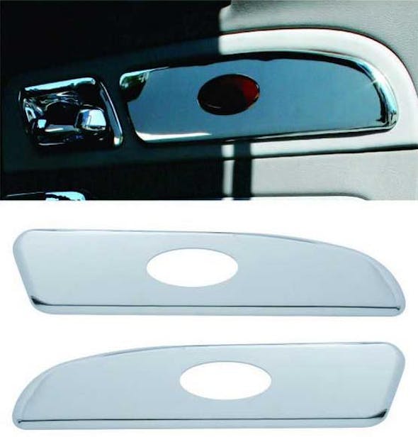 Peterbilt 2006 & Up Chrome Door Emblem Panel Trim