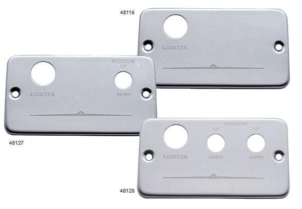 Freightliner Lighter/Window Plate Replacement Stainless