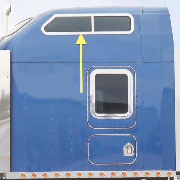 Kenworth 86" Studio Sleeper Upper Sliding Window Trims