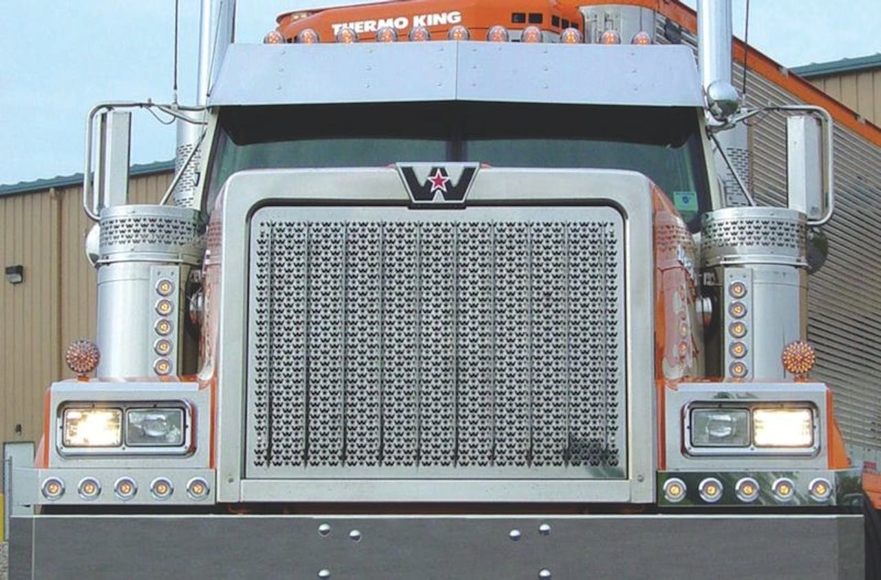 Western Star 4900 Punched Grill Insert By RoadWorks