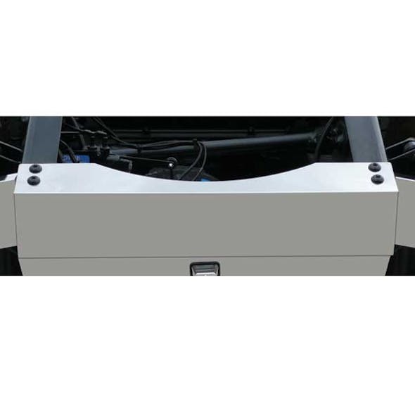 Peterbilt Rear Frame Cover Stainless Steel On Truck 2