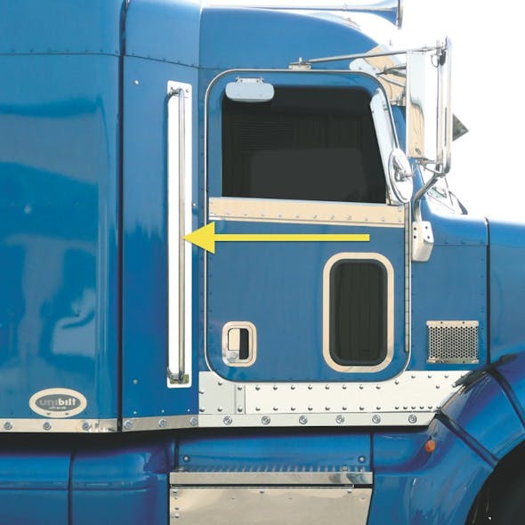 Peterbilt 384 386 Cab Entry Grab Handle Trims