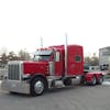7" Mitered Top Stacks Installed on a Peterbilt