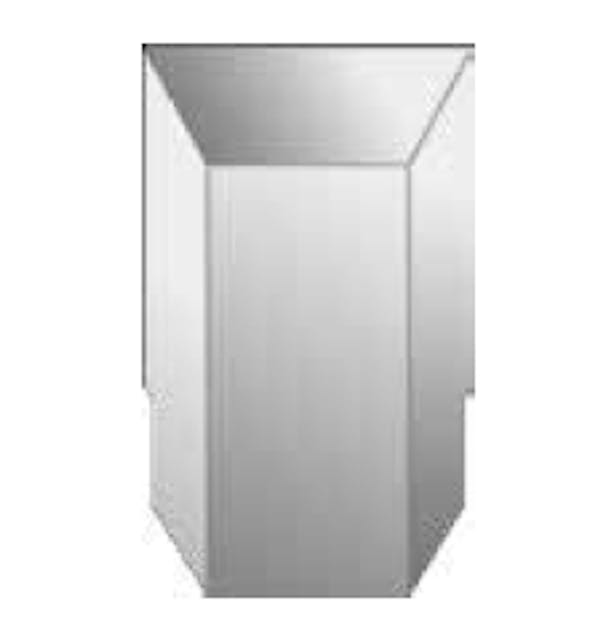 Peterbilt 379 389 Stainless Steel Sleeper Angled Shock Covers Left & Right By Valley Chrome