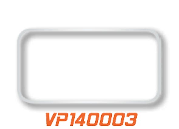 Peterbilt Sleeper/Day Cab Window Trim Stainless Steel 37.25" x 20.375" By Valley Chrome