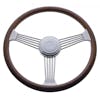 Kenworth Peterbilt Steering Wheel Chrome 18" Banjo Style With Hub Included
