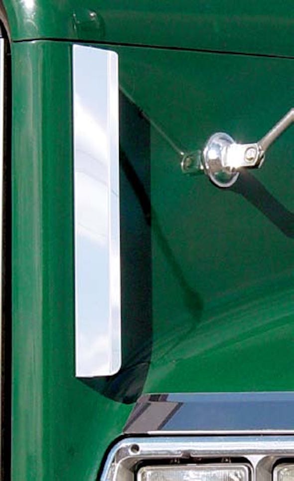 Freightliner FLD Side Hood Grill Deflectors