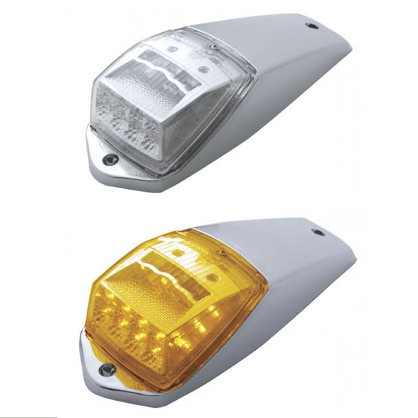 17 LED Square Reflector Cab Light Kit