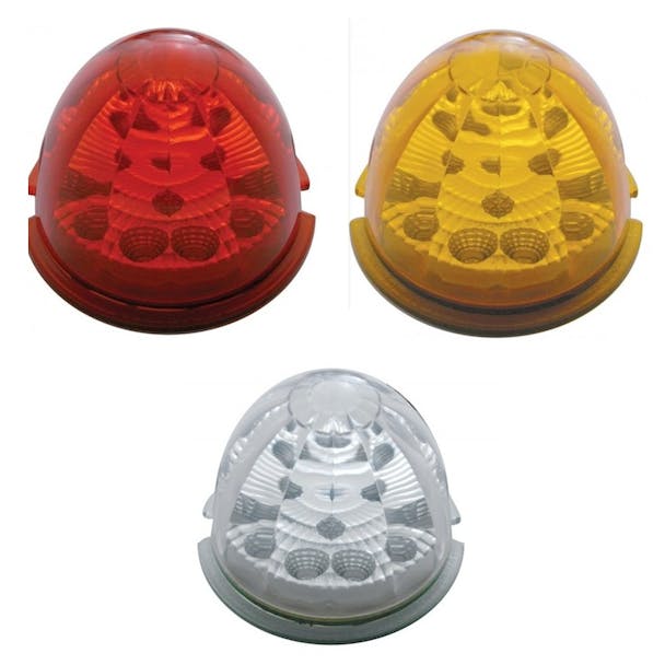 17 LED Reflector Cab Light With Watermelon Style Lens